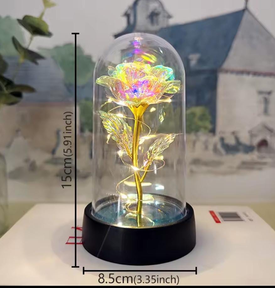 Rosa Encantada Lumínica